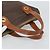 Céline Borsa a mano in tela Macadam CELINE in pelle PVC marrone oro Auth 161274 D'oro - vista 7