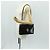 Borsa a mano Christian Dior in pelle di vitello 2 in 1 nera e oro Auth 160831 Nero D'oro - vista 33