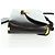 Borsa a mano Christian Dior in pelle di vitello 2 in 1 nera e oro Auth 160831 Nero D'oro - vista 6