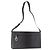 Borsa a Spalla Gancini in Pelle Grigia Argento Salvatore Ferragamo Auth hk3307