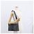 Borsa a Spalla Gancini in Pelle Grigia Argento Salvatore Ferragamo Auth hk3307 - vista 22