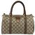 Borsa Boston in PVC beige e oro della linea Sherry GG Supreme di GUCCI 40 02 006 Auth 161096 D'oro - vista 13