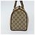 Borsa Boston in PVC beige e oro della linea Sherry GG Supreme di GUCCI 40 02 006 Auth 161096 D'oro - vista 3