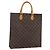 LOUIS VUITTON Borsa Sac Plat Monogram M51140 LV Auth 161376 Monogramma