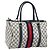 Gucci Borsa Boston Mini Sherry Line GG Supreme in PVC Navy Gold Auth am10364 D'oro Blu navy