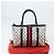 Gucci Borsa Boston Mini Sherry Line GG Supreme in PVC Navy Gold Auth am10364 D'oro Blu navy - vista 12