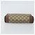 GUCCI GG Supreme Clutch Bag PVC Beige Auth hk3292 - vista 6