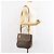 Céline Borsa a mano in tela Macadam CELINE in pelle PVC 2 in 1 marrone oro Auth 161500 D'oro - vista 25