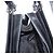 BALLY Bolso de mano de cuero negro plateado Auth 161058 Plata - vista 20
