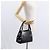 BALLY Bolso de mano de cuero negro plateado Auth 161058 Plata - vista 22