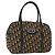 Borsa Boston in tela Trotter Christian Dior blu Auth 160915 Blu navy