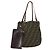 FENDI Zucca Canvas Handtasche braun schwarz Auth 161357
