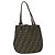 FENDI Zucca Canvas Handtasche braun schwarz Auth 161357 - Ansicht 2