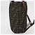 FENDI Zucca Canvas Handtasche braun schwarz Auth 161357 - Ansicht 4