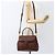 VALENTINO Handtasche aus Leder 2 in 1 Braun Gold Auth hk3311 Golden - Ansicht 25