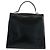 Céline Borsa a mano Celine Circle in pelle 2 in 1 nera e oro Auth 160826 Nero D'oro - vista 2