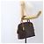 Céline Borsa a mano in tela Macadam CELINE in pelle PVC marrone e oro Auth 162250 D'oro - vista 23