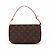 Louis Vuitton Pochette in tela Monogram Marrone