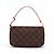 Louis Vuitton Pochette in tela Monogram Marrone - vista 4