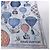 Sciarpa in seta 100% Louis Vuitton "up AND away" in blu M78448 - vista 2