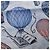 Sciarpa in seta 100% Louis Vuitton "up AND away" in blu M78448 - vista 7