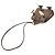 Charm per borsa Kelly Doll Bijoux di Hermès Nero Bianco Taupe - vista 7