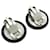 Orecchini Clip Coco Mark di Chanel Nero Argento  - vista 3
