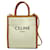 Cabas Céline Borsa Tote Piccola Verticale Celine Marrone Bianco