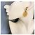 Iconici orecchini DOLCE & GABBANA modello “Flutter” gold plated D'oro - vue 10
