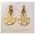 Iconici orecchini DOLCE & GABBANA modello “Flutter” gold plated D'oro - vue 3