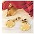 Iconici orecchini DOLCE & GABBANA modello “Flutter” gold plated D'oro - vue 5