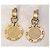 Iconici orecchini DOLCE & GABBANA modello “Flutter” gold plated D'oro - vue 9