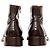 Dolce & Gabbana Brown Leather Ankle Boots - view 4