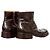 Dolce & Gabbana Brown Leather Ankle Boots - view 6
