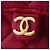 Bolsa de ombro mini Timeless Chanel em couro acolchoado vermelho - vista 5