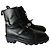 Stivaletti Hermès Funk in pelle nera Nero - vista 4