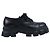 Prada Monolith Mokassins aus Nylon und Leder in Schwarz 2EE342, Größe 42 EU