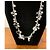 Parure DOLCE & GABBANA collana bracciale perle nere e bianche, cuore con swarovski, rosa e altri charms Nero Argento Bianco - vista 11