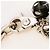 Parure DOLCE & GABBANA collana bracciale perle nere e bianche, cuore con swarovski, rosa e altri charms Nero Argento Bianco - vista 12