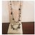 Parure DOLCE & GABBANA collana bracciale perle nere e bianche, cuore con swarovski, rosa e altri charms Nero Argento Bianco - vista 2