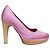 Décolleté Lanvin in raso e pelle rosa