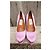 Décolleté Lanvin in raso e pelle rosa - vista 4