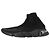 Baskets Speed Balenciaga en polyester noir - vue 2