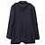 Hugo Boss Plaid Suit Jacket Blazer in Navy Blue Wool - view 3