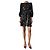 Dolce & Gabbana Schwarzes Pailletten-Minikleid - Größe UK 4