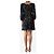 Dolce & Gabbana Schwarzes Pailletten-Minikleid - Größe UK 4 - Ansicht 2
