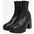 Robert Clergerie Botines de cuero negro Nina - talla EU 37,5 - vista 2
