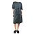 Autre Marque Clay Matilda Midi-Kleid mit Mehrfachstich - Größe UK 14