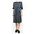 Autre Marque Clay Matilda Midi-Kleid mit Mehrfachstich - Größe UK 14 - Ansicht 3