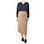 Vince Falda midi marrón - talla UK 10 Castaño - vista 2